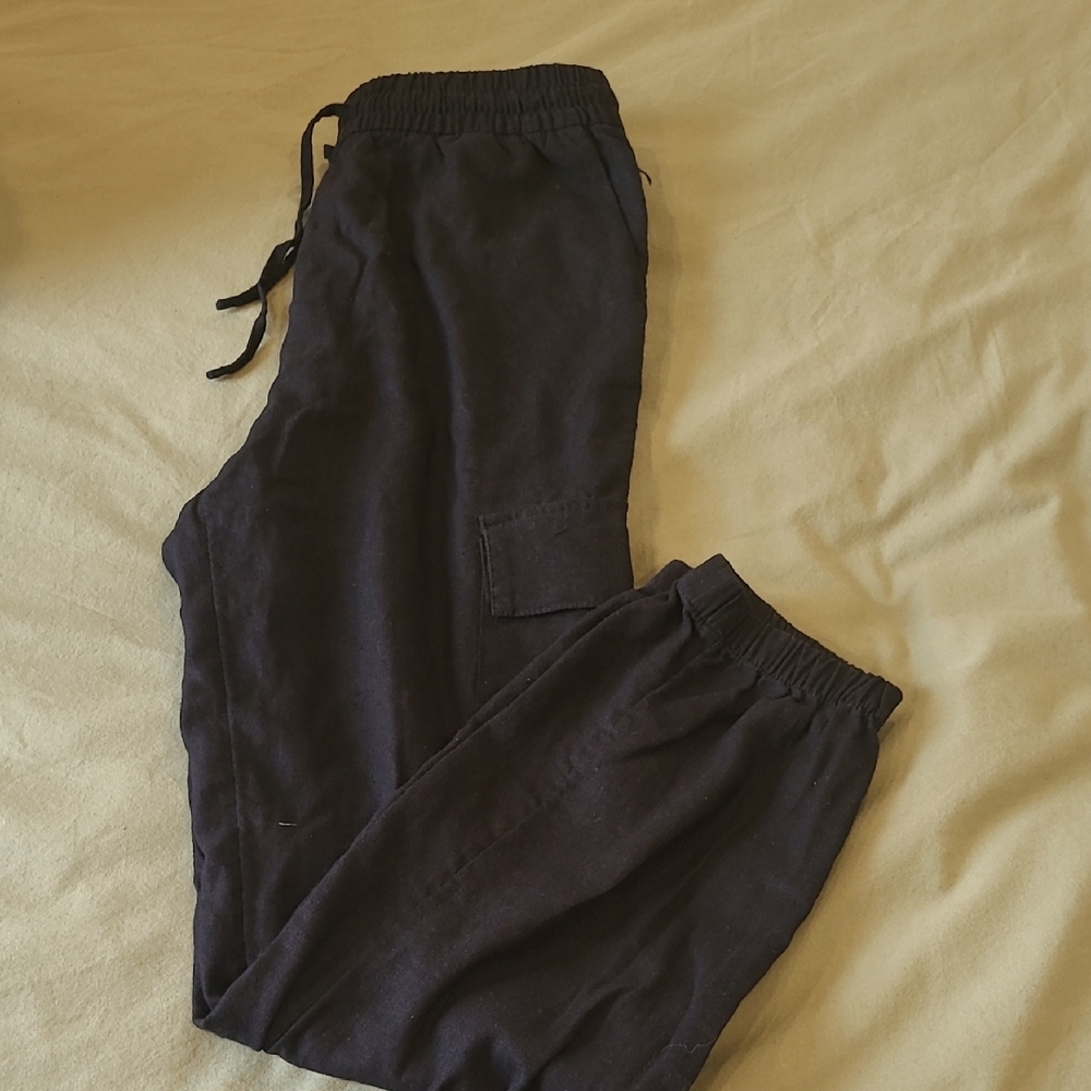 Only Cargo Linen Joggers